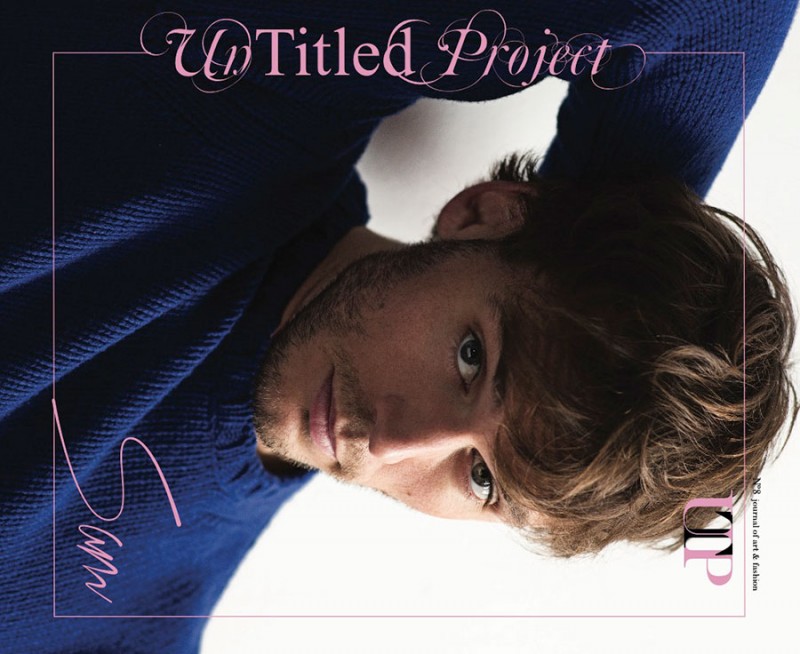 Sam Claflin covers the most recent issue of Un-Titled Project.