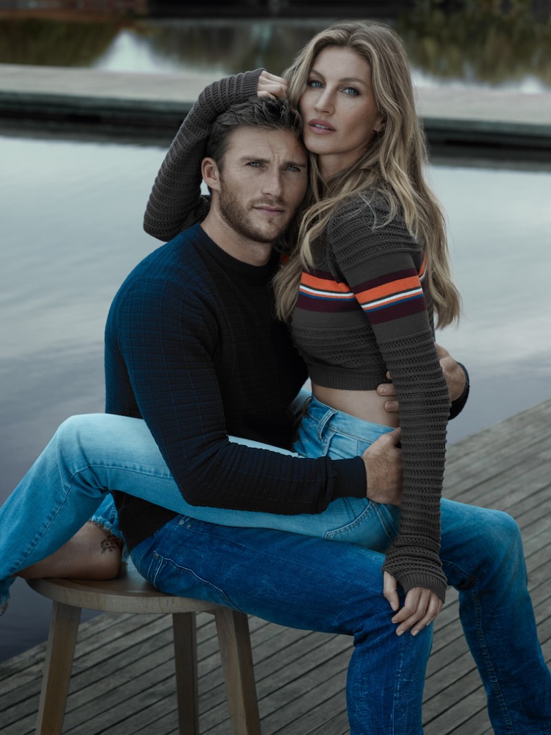 Scott Eastwood and Gisele Bündchen star in Colcci's fall-winter 2016 campaign.