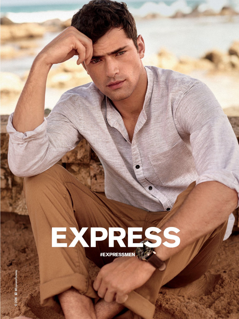 » Express Rounds Up Key Spring Styles Sean OPry 2016 Express Spring Summer Campaign 001