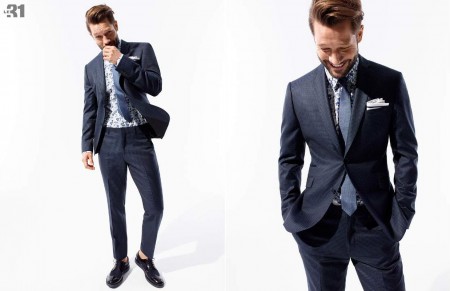 Simons 2016 Mens Business Styles Blue 004