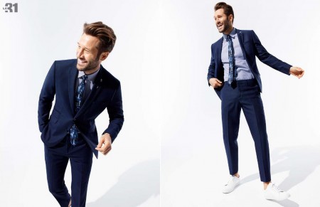 Simons 2016 Mens Business Styles Blue 006