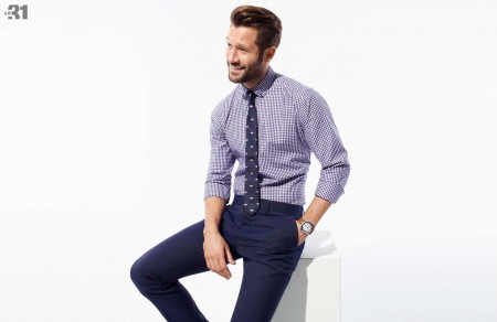 Simons 2016 Mens Business Styles Blue 007