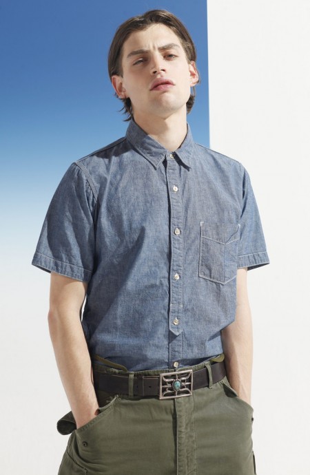 Spellbound Short Sleeve Chambray Shirt