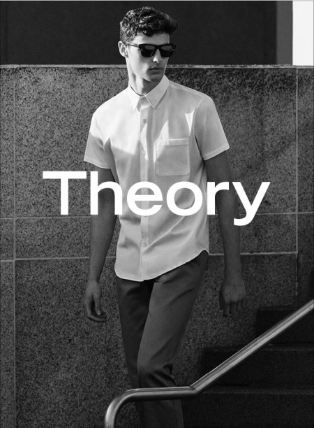 Theory Showcases Camel Styles for Spring Campaign