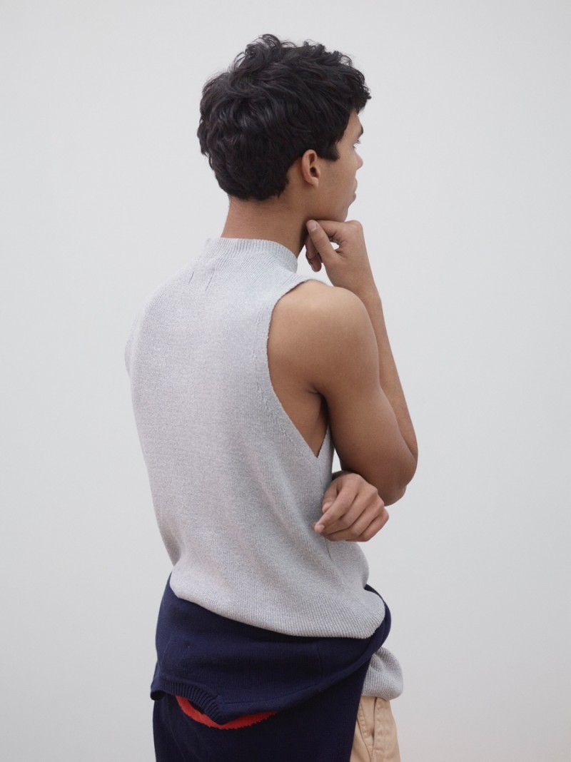 Topman champions sleeveless knitwear with its summer 2016 collection.