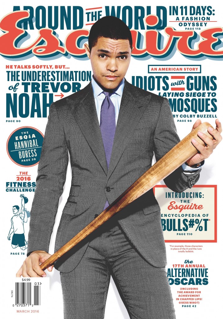 Trevor Noah Esquire March 2016 Cover