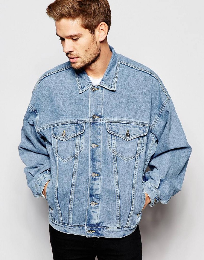 ASOS Men's Oversized Denim Jacket