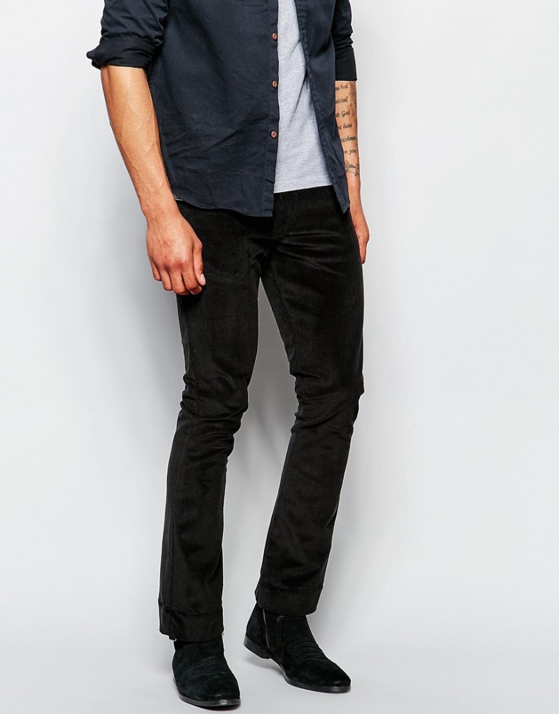 ASOS Men's Skinny Bootcut Cord Trousers