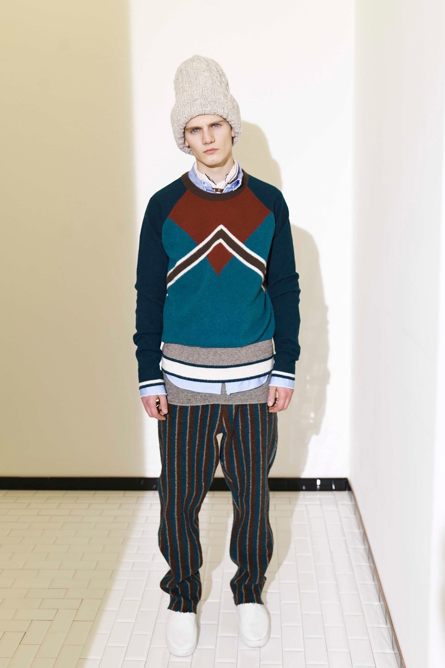 Andrea Pompilio Mixes Bold Prints for Fall Collection