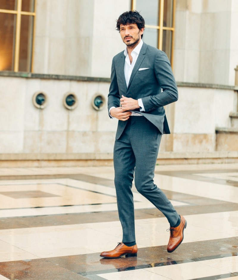 Andres Velencoso Segura steps out in a sharp suit from THFlex Rafael Nadal Edition Tailored Capsule Collection.