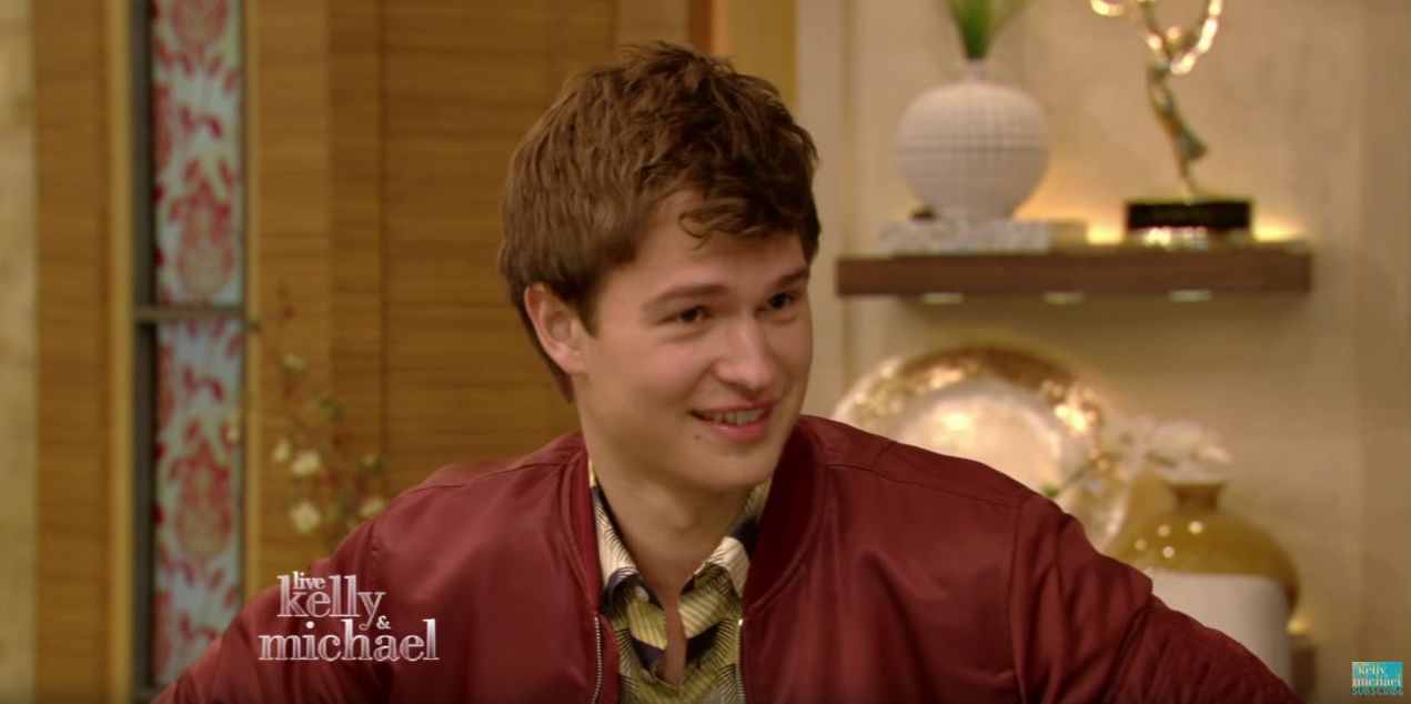 Ansel Elgort Live with Kelly Michael 2016 Picture 002