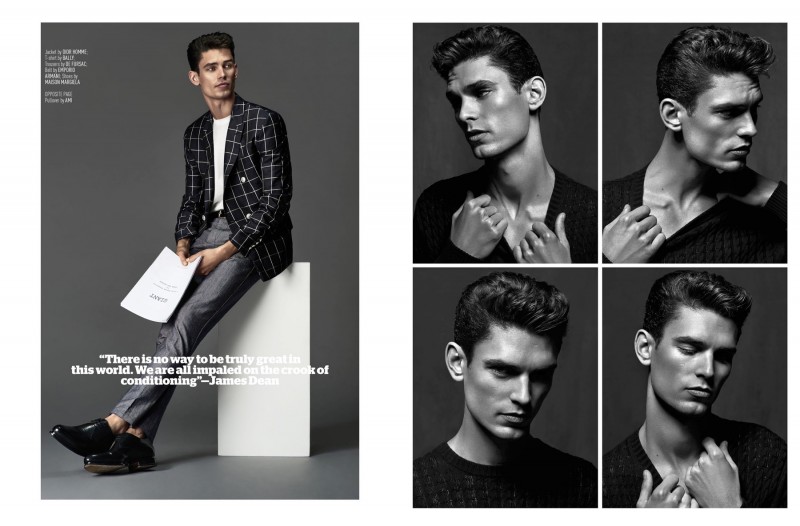 Arthur Gosse photographed by Anthony Meyer for August Man.