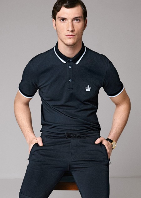 Dolce Gabbana 2016 Spring Summer Mens Collection Polo Shirt Crown 001