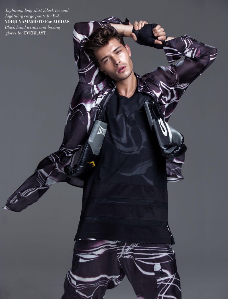 Francisco Lachowski poses for the pages of FV magazine.