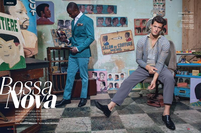 Garrett Neff stars in an editorial for GQ Brasil.