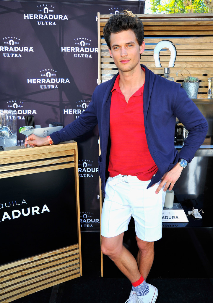 Garrett Neff steps out in red, blue and white for an event benefitting St. Jude Children's Research Hospital.