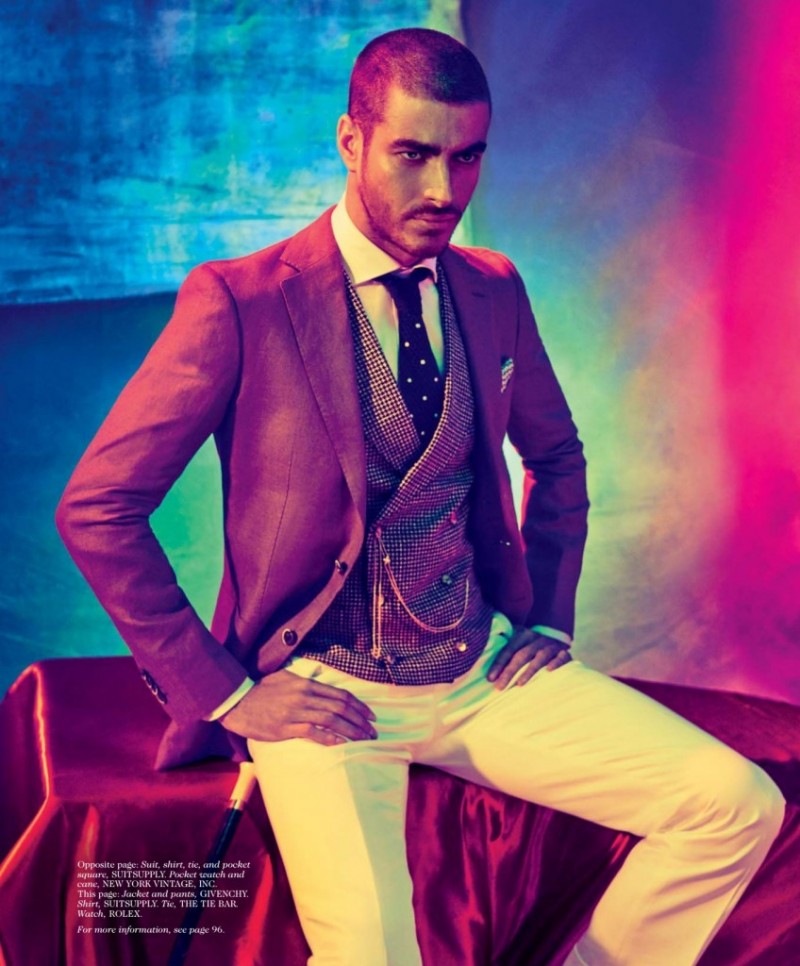 Gui Fedrizzi goes dapper in Givenchy and SUITSUPPLY.
