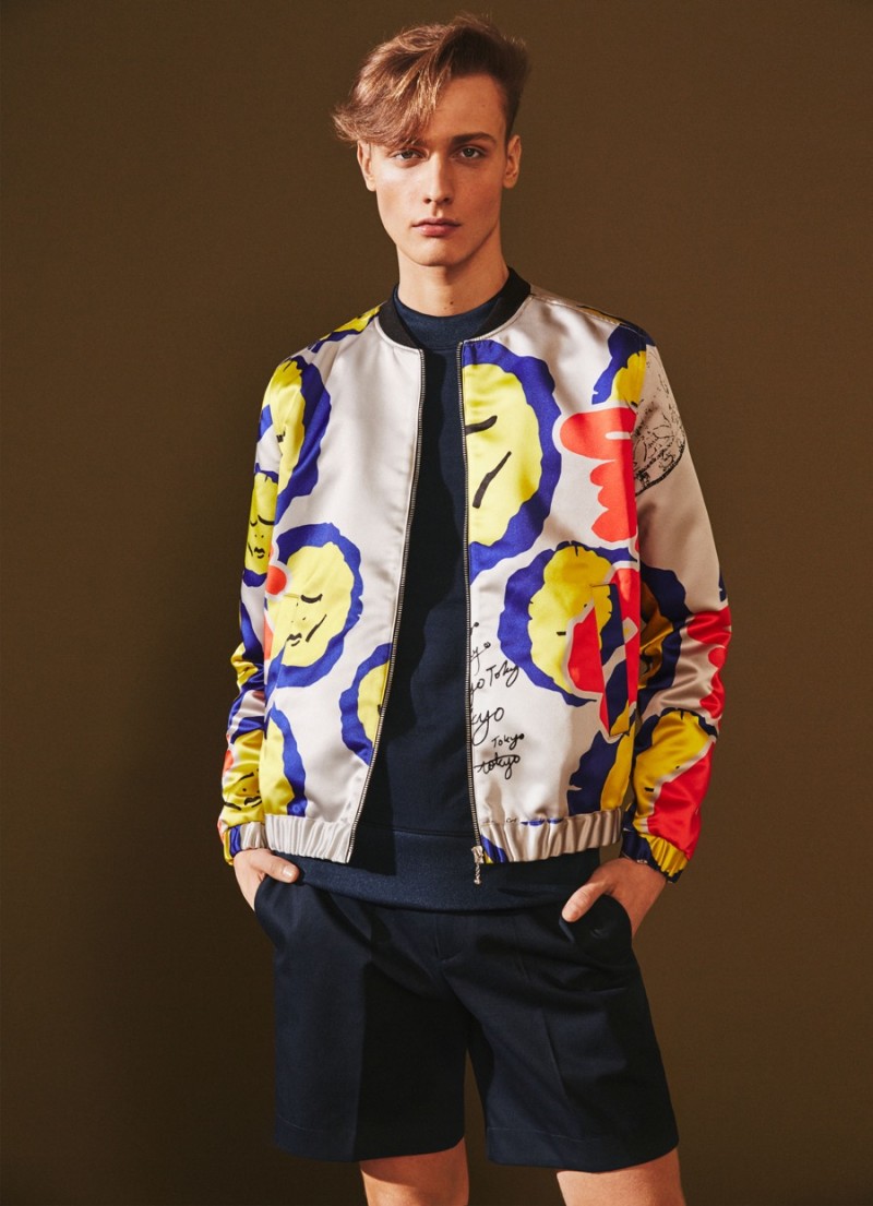 H&M revisits the men's souvenir jacket for summer.