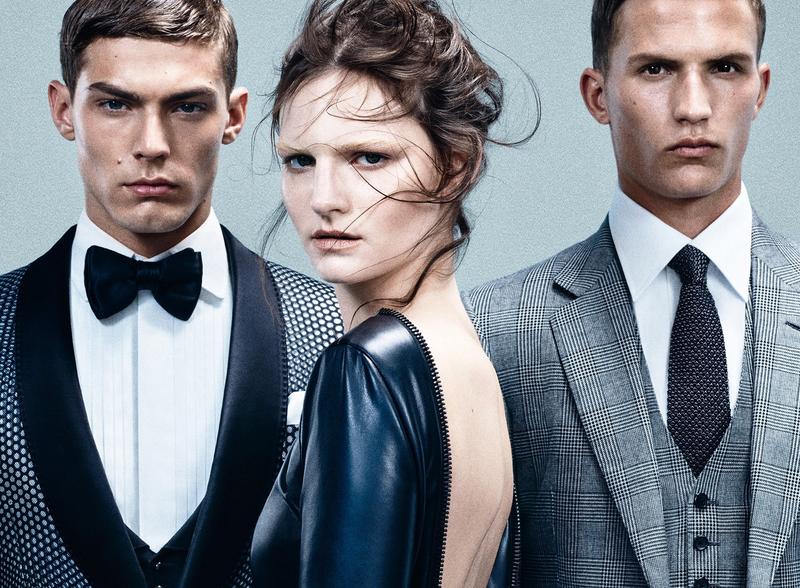 Jacob Hankin, Sophie Hirschfelder and Nathaniel Visser front Harrolds' spring-summer 2016 campaign.