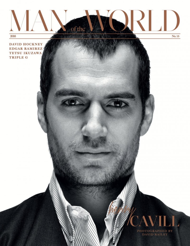 Henry Cavill covers the latest issue of Man of the World.