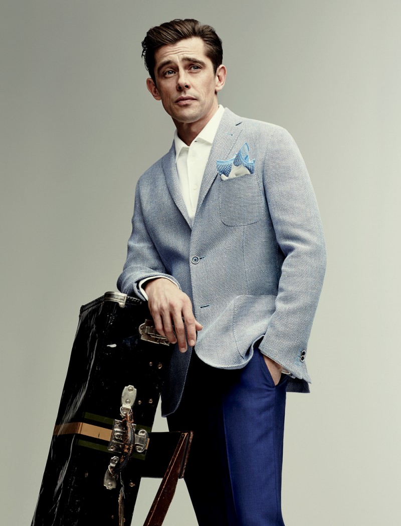 Werner Schreyer wears Corneliani.