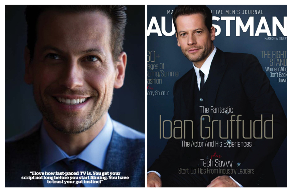 Ioan Gruffudd Covers August Man, Reflects on Acting Experience