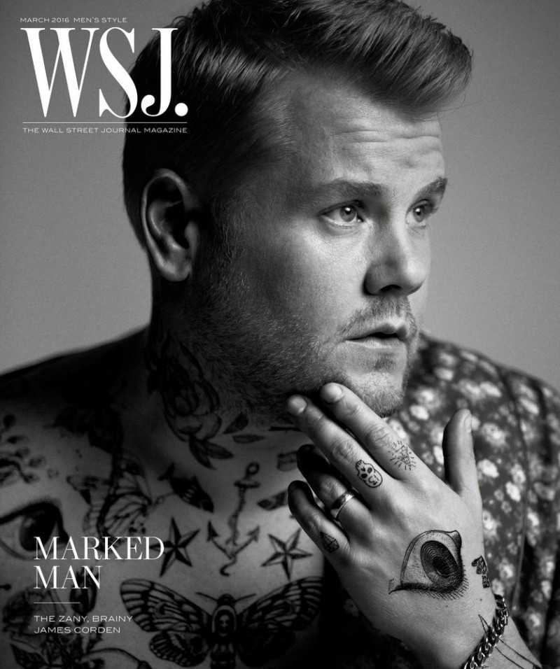 James Corden covers the latest issue of WSJ. magazine.