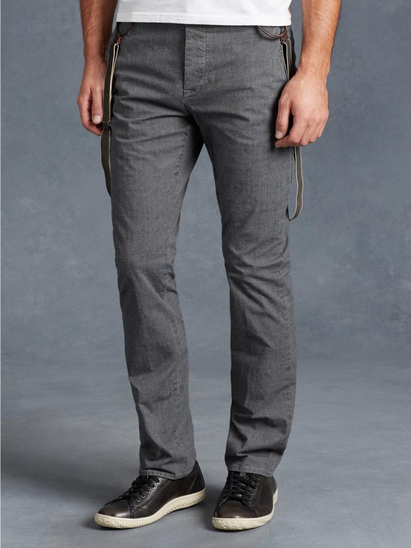 John Varvatos Star USA Pants with Suspenders