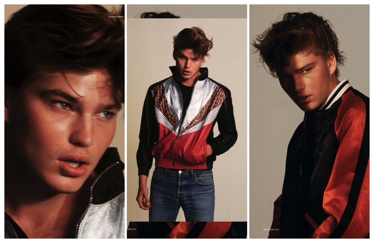 Jordan Barrett Vogue Hommes Paris 2016