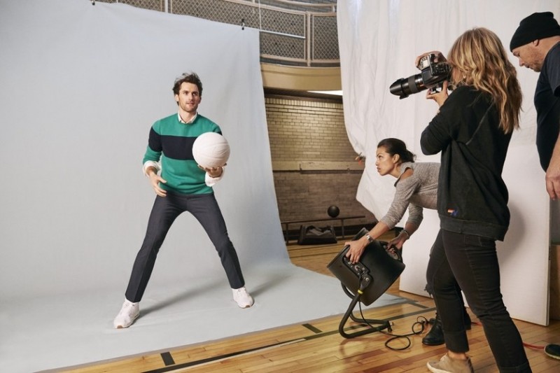 Behind the Scenes: Kevin Love for Banana Republic