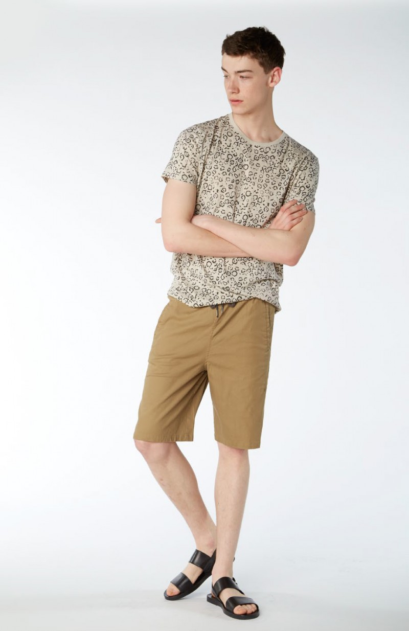 Lord & Taylor Laboratory Leopard Print T-Shirt and Drawstring Shorts