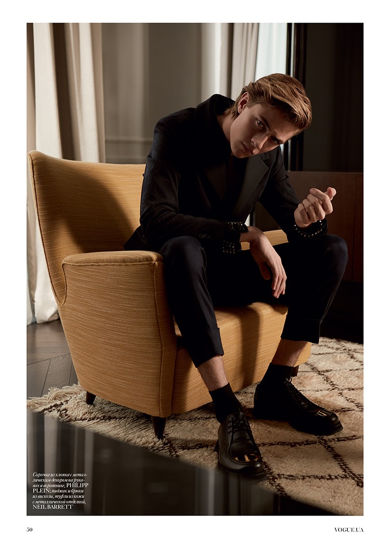 Lucky Blue Smith graces the pages of Vogue Man Ukraine in Philipp Plein and Neil Barrett. » Lucky Blue Smith Snags Spring Cover of Harper's Bazaar Men Thailand Lucky Blue Smith graces the pages of Vogue Man Ukraine in Philipp Plein and Neil Barrett.