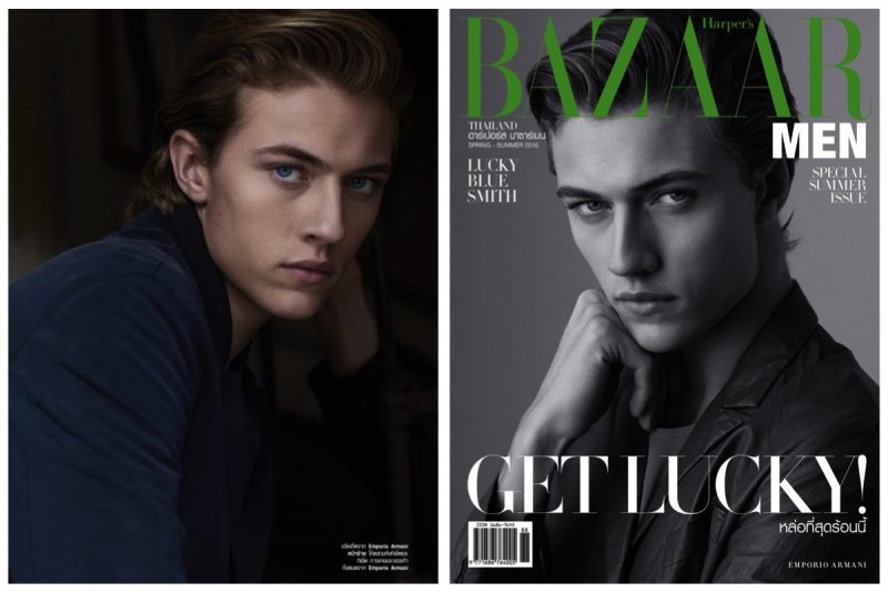 Lucky Blue Smith photographed for Harper's Bazaar Men Thailand.