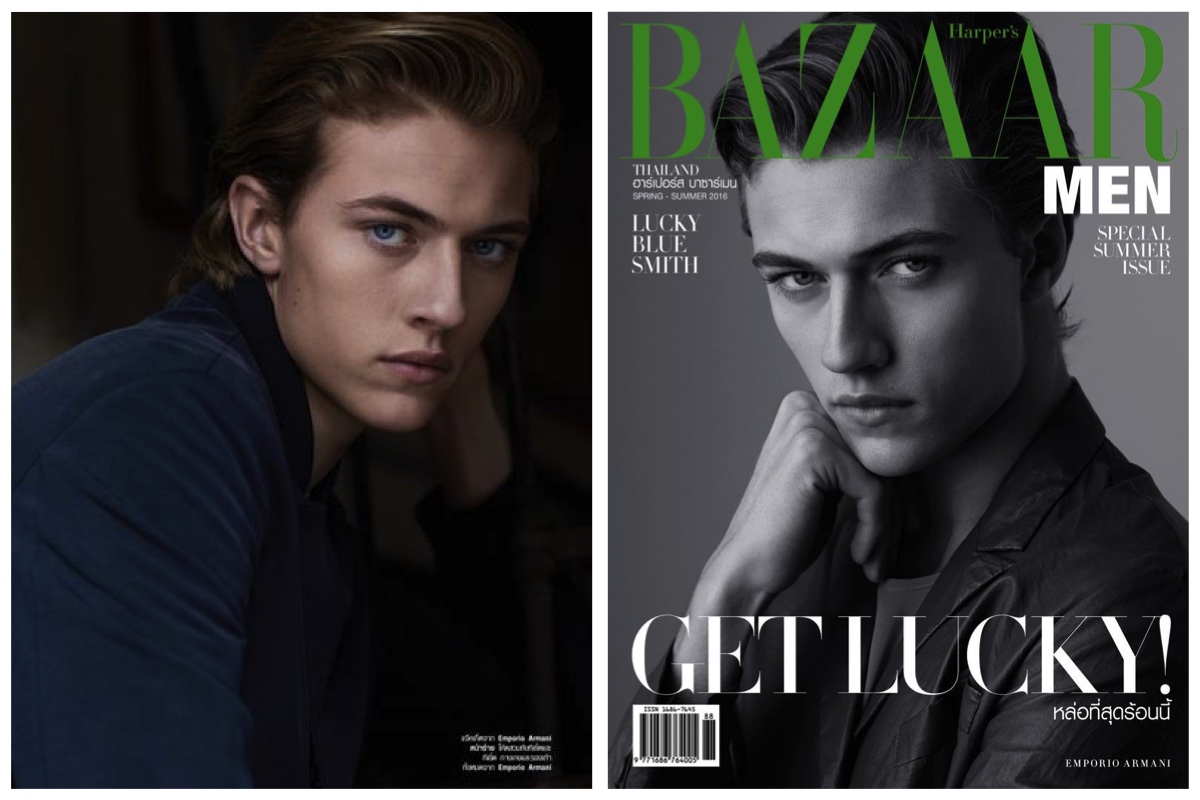 Lucky Blue Smith Snags Spring Cover of Harper's Bazaar Men Thailand – The  Fashionisto