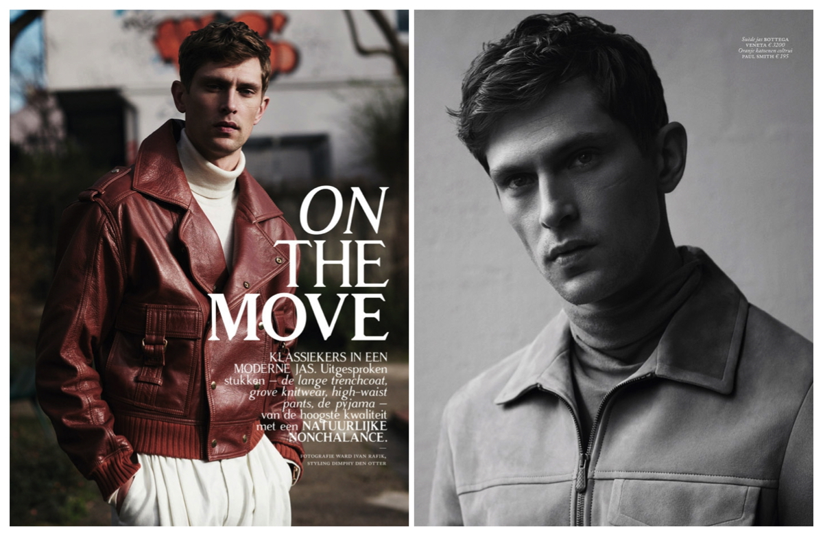 On the Move: Mathias Lauridsen Appears in Vogue Man Netherlands