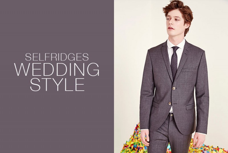 Men's Wedding Style: Tiger of Sweden Grey Suit