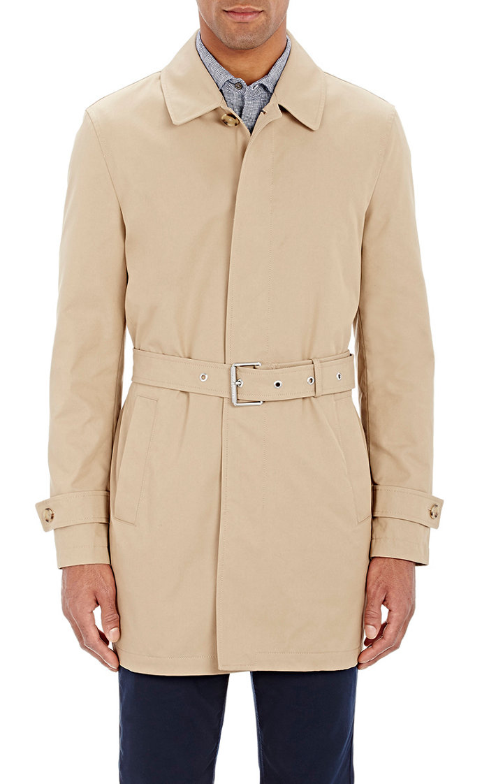 Michael Kors Men's Belted Mackintosh Trench Coat