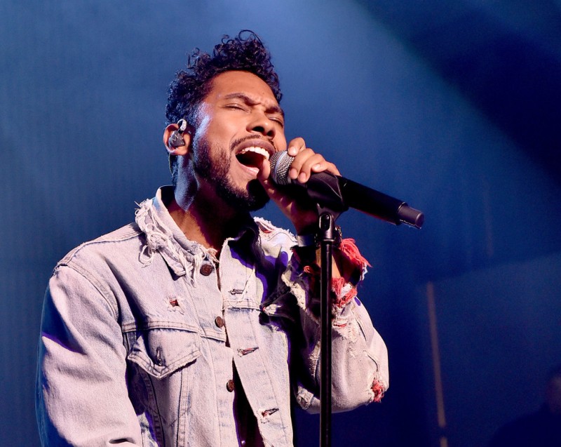 Miguel performs at an exclusive concert for Adidas Originals, promoting its NMD sneakers.