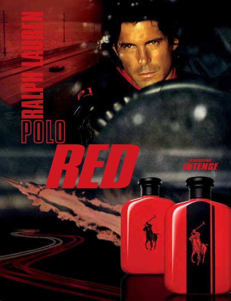 Nacho Figueras gets behind the wheels of a fast car for Polo Ralph Lauren Red Intense's fragrance campaign.