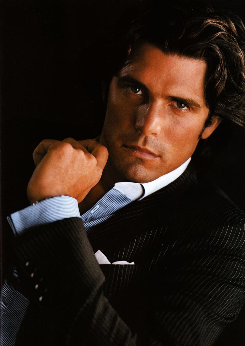 Nacho Figueras poses for a striking image, promoting Polo Black in 2008.