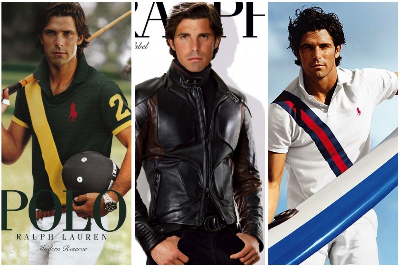 Nacho Figueras in Ralph Lauren Advertisements throughout the years.