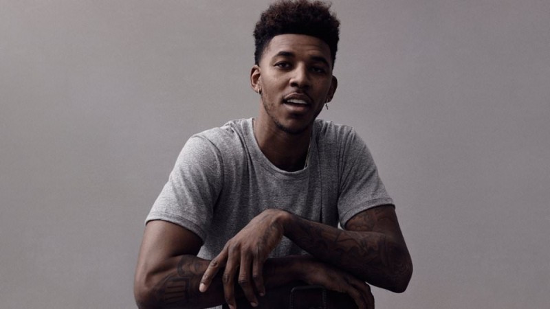 Nick Young wears a John Elliott jersey t-shirt for Mr Porter.