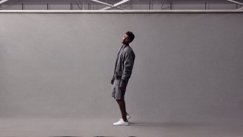 Nick Young rocks John Elliott with Adidas Originals Stan Smith sneakers.