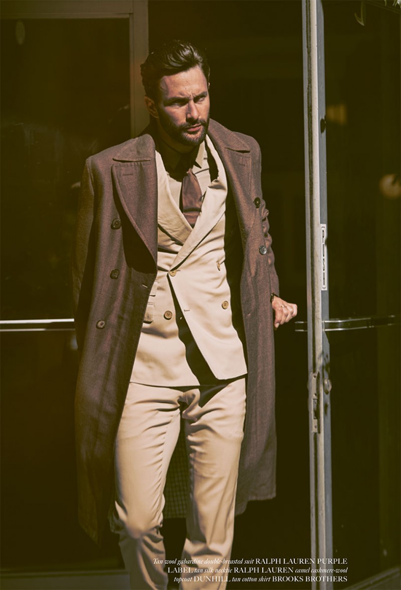 Noah Mills embraces a dapper edge for Man of the World.