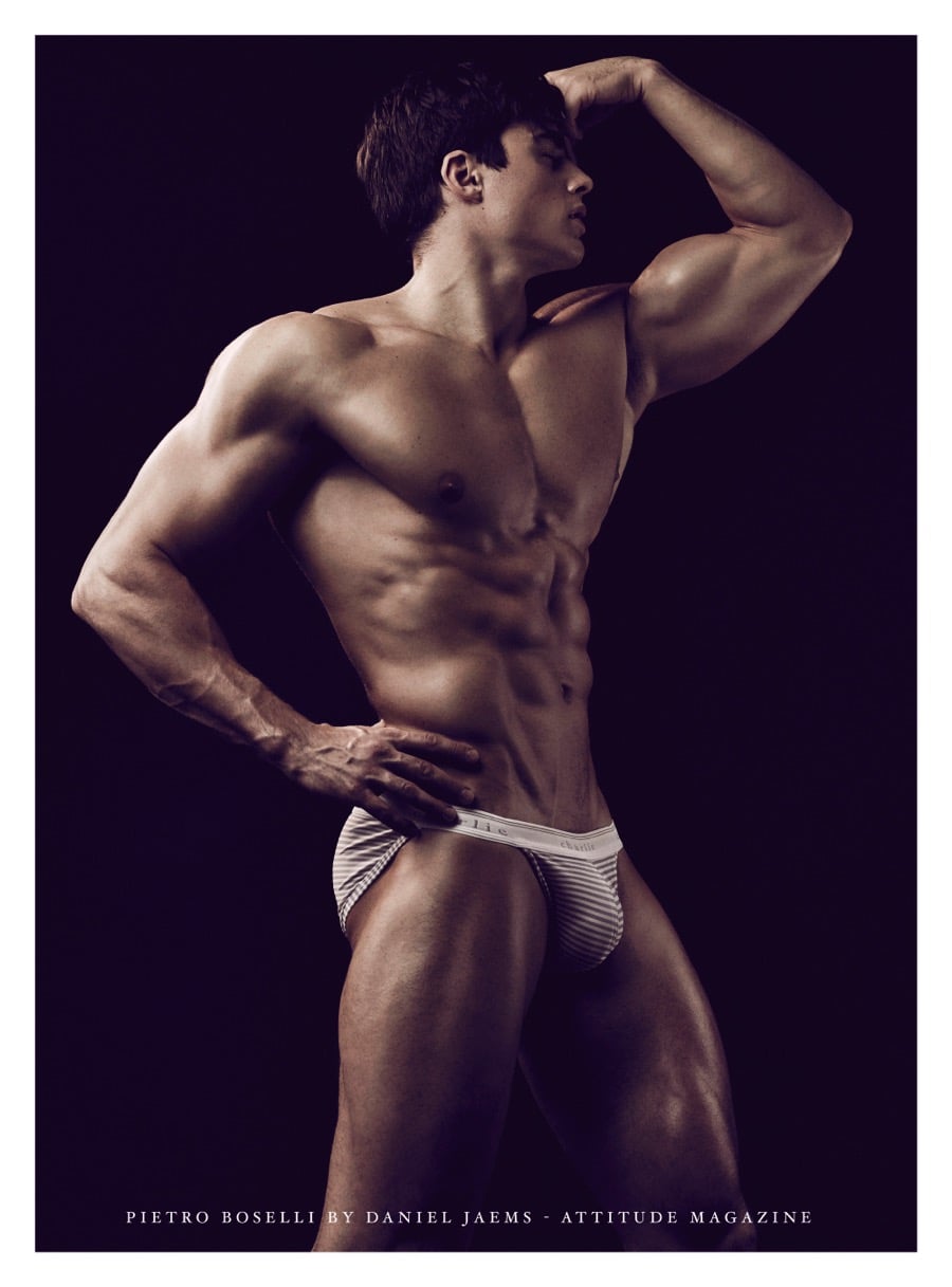 Pietro Boselli 2016 Underwear Photo Shoot Attitude