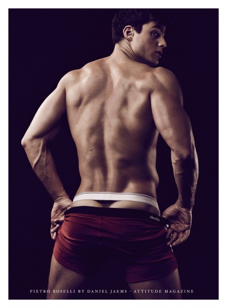 Pietro Boselli Stars in Attitude Underwear Shoot