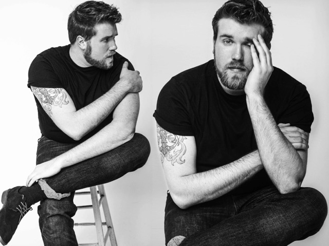 Plus-size male model Zach Miko, IMG Brawn