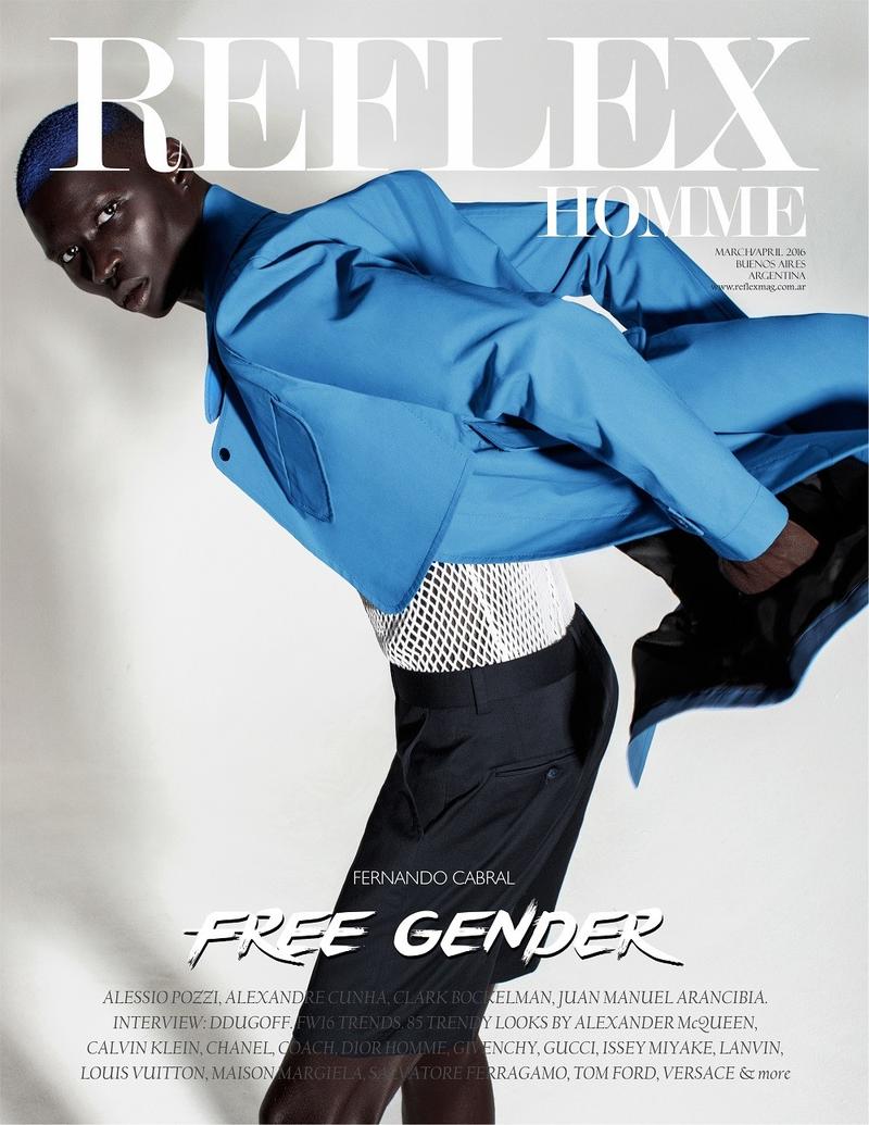 Fernando Cabral covers Reflex Homme photographed by Yuji Watanabe.