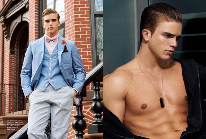 River Viiperi styled by Vee Lapnarongchai in fashions from Dolce & Gabbana, Ralph Lauren and more.