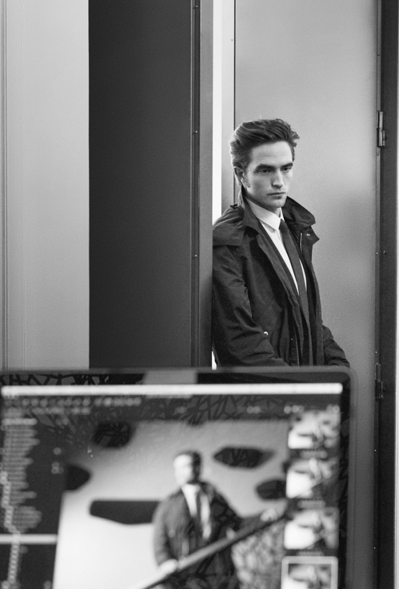 Robert Pattinson poses for the lens of Karl Lagerfeld for Dior Homme's fall 2016 campaign.